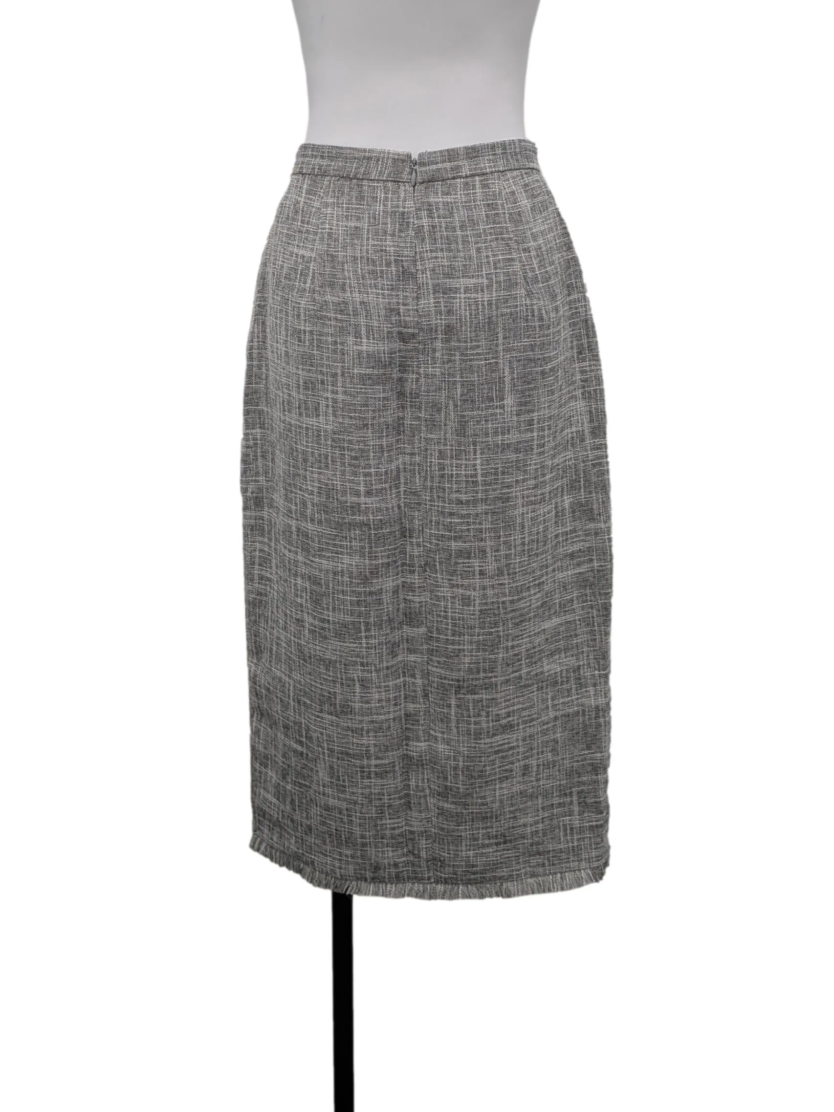 Grey Midi Skirt