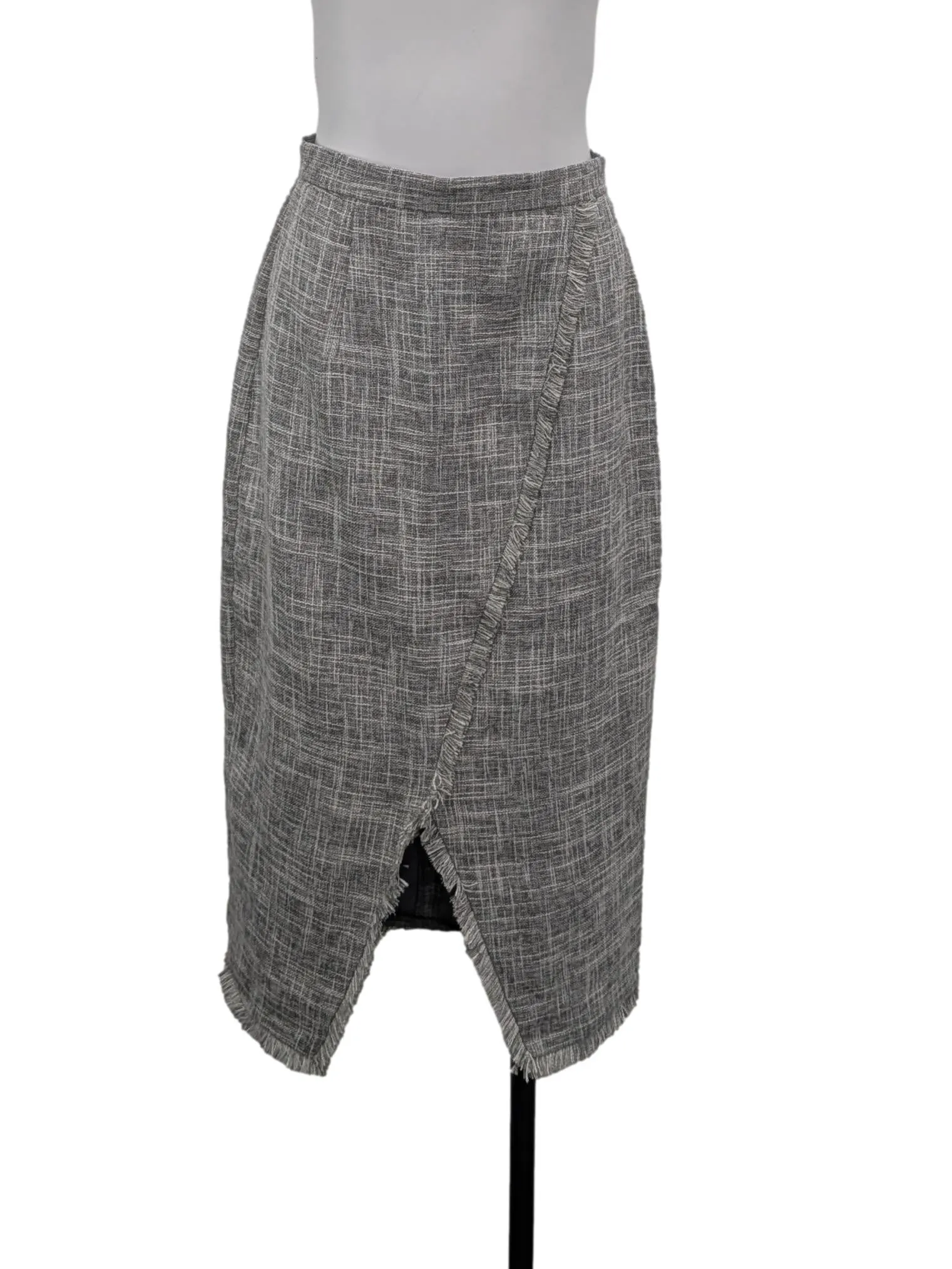 Grey Midi Skirt