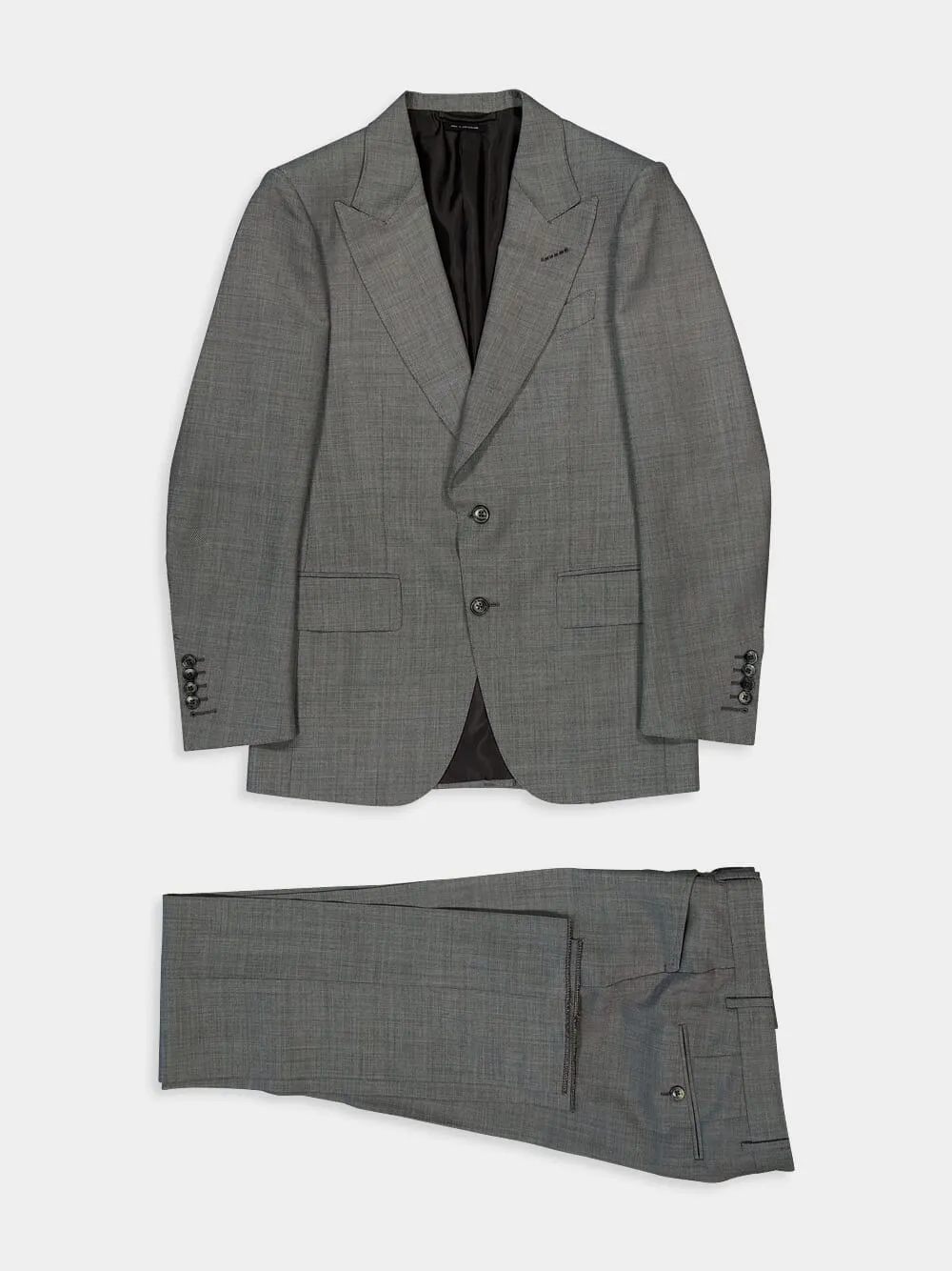 Grey Wool Mohair Suit