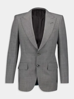 Grey Wool Mohair Suit