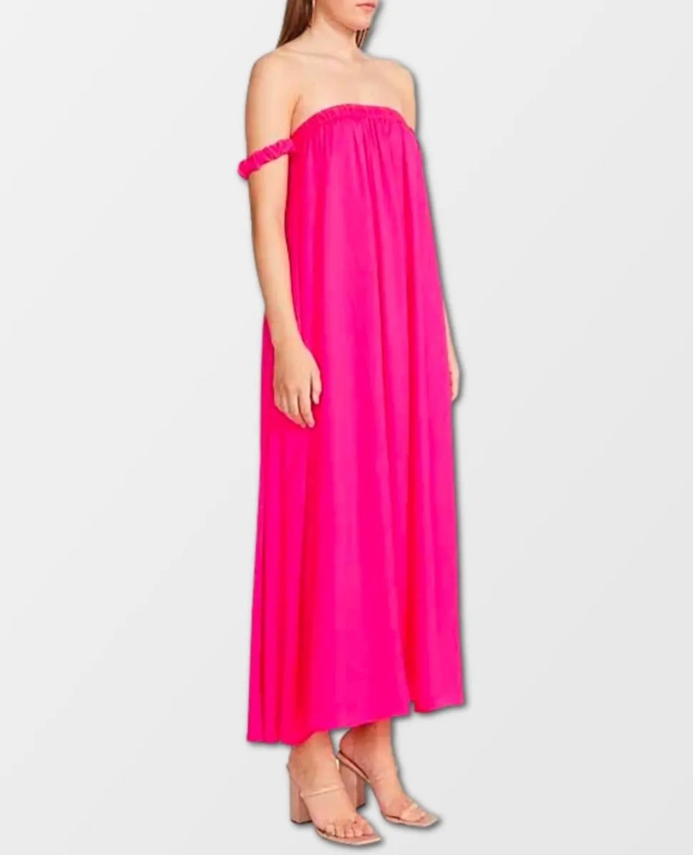 Guava Juice Pink Maxi Dress