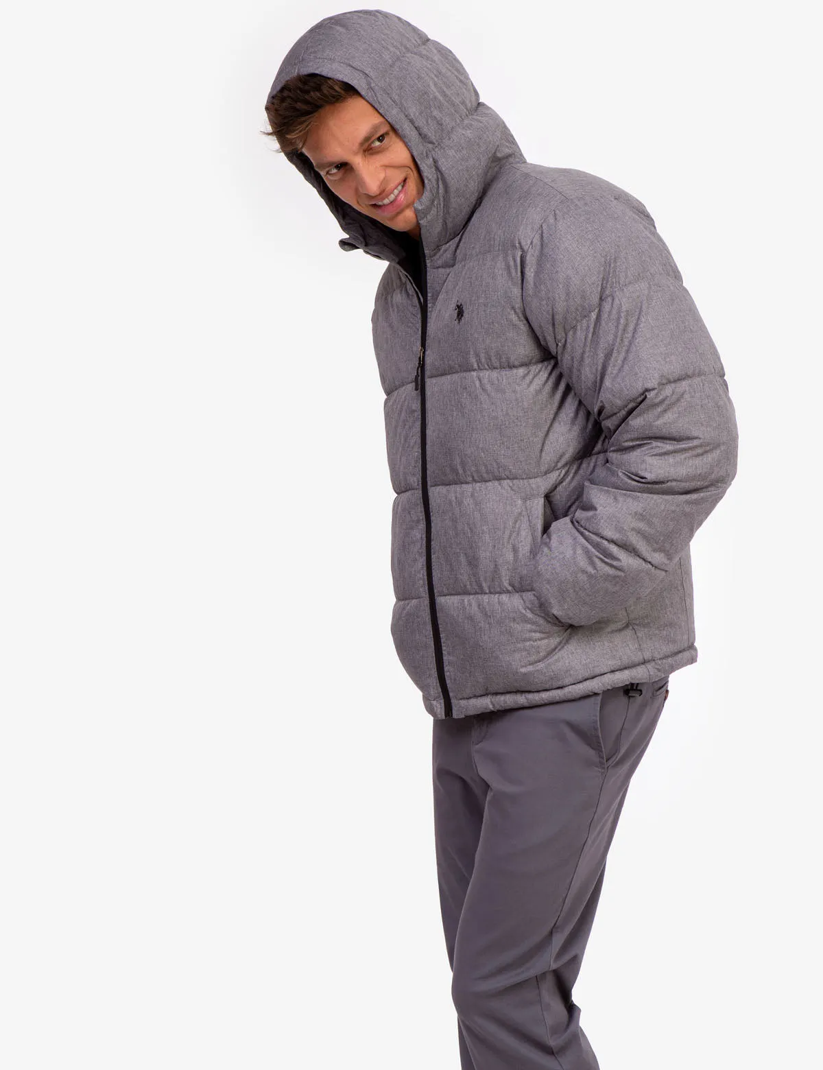 HEATHER MODERATE PUFFER JACKER
