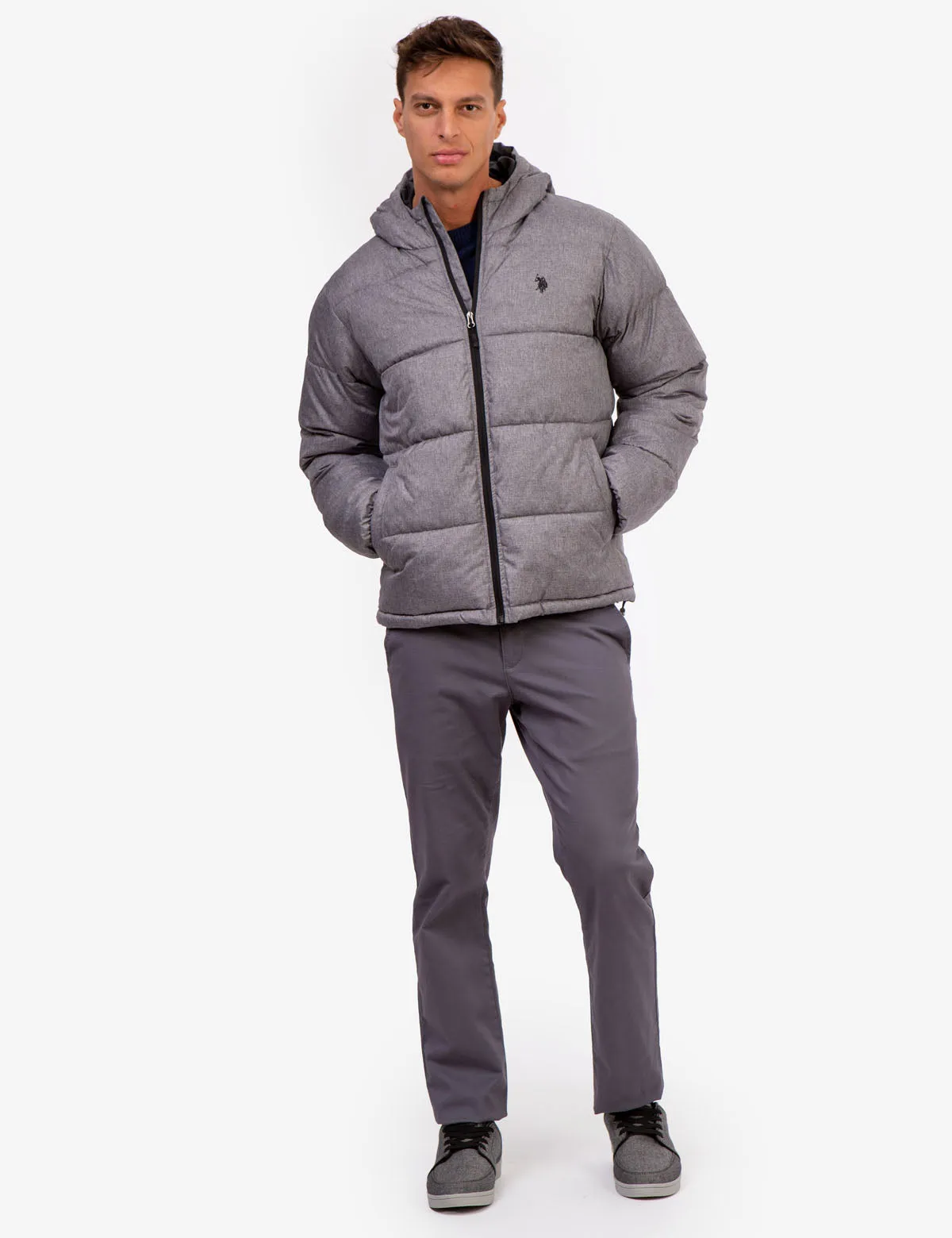 HEATHER MODERATE PUFFER JACKER