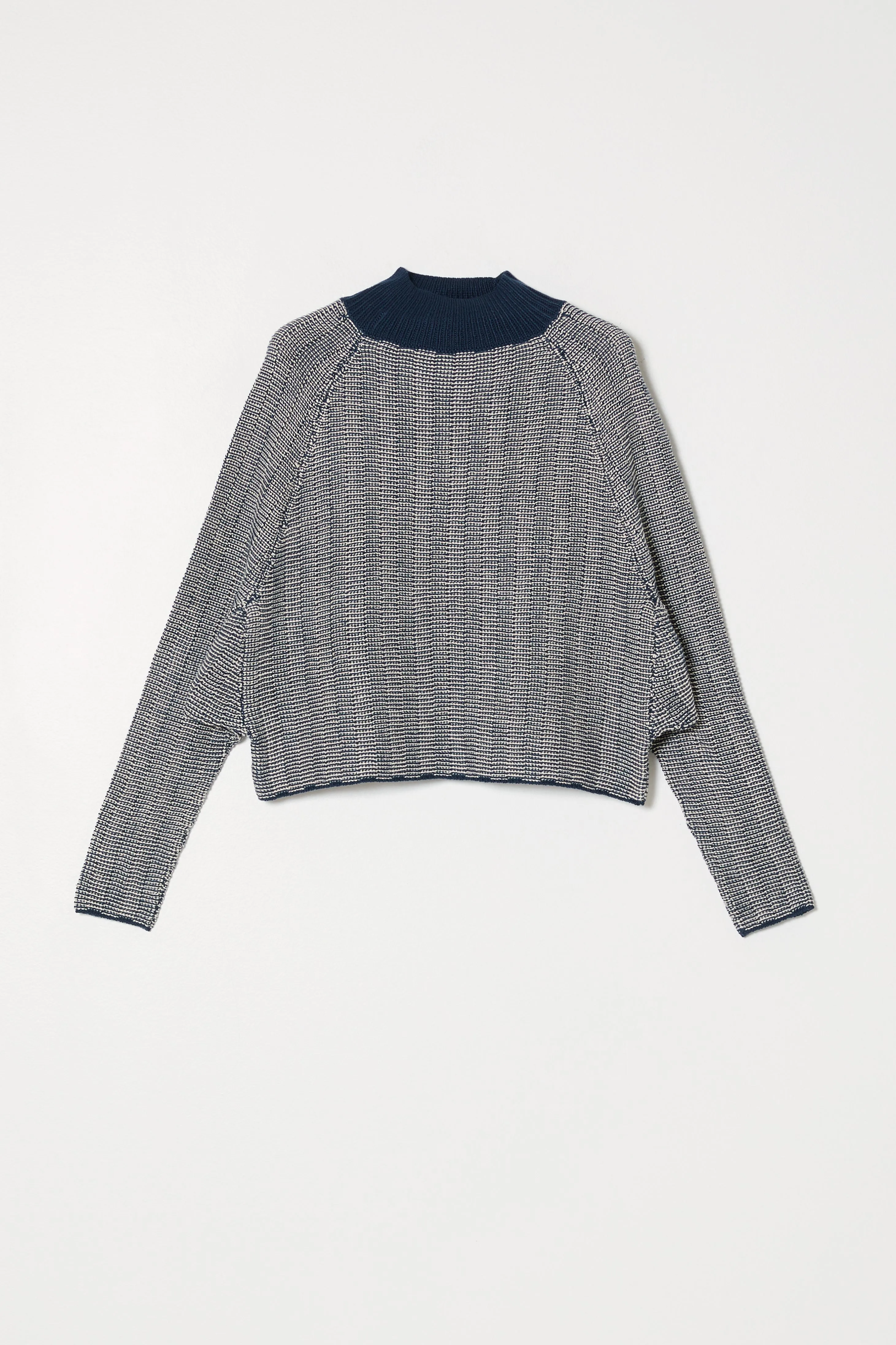 HENRIETTA TOP IN CHECKERBOARD STITCH