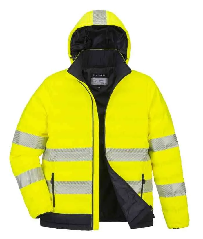 Hi Vis Ultrasonic Heated Tunnel Jacket