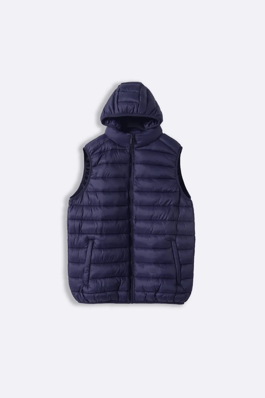 HOODED GILET