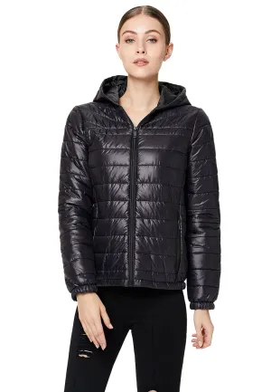 hooded puffer jacket