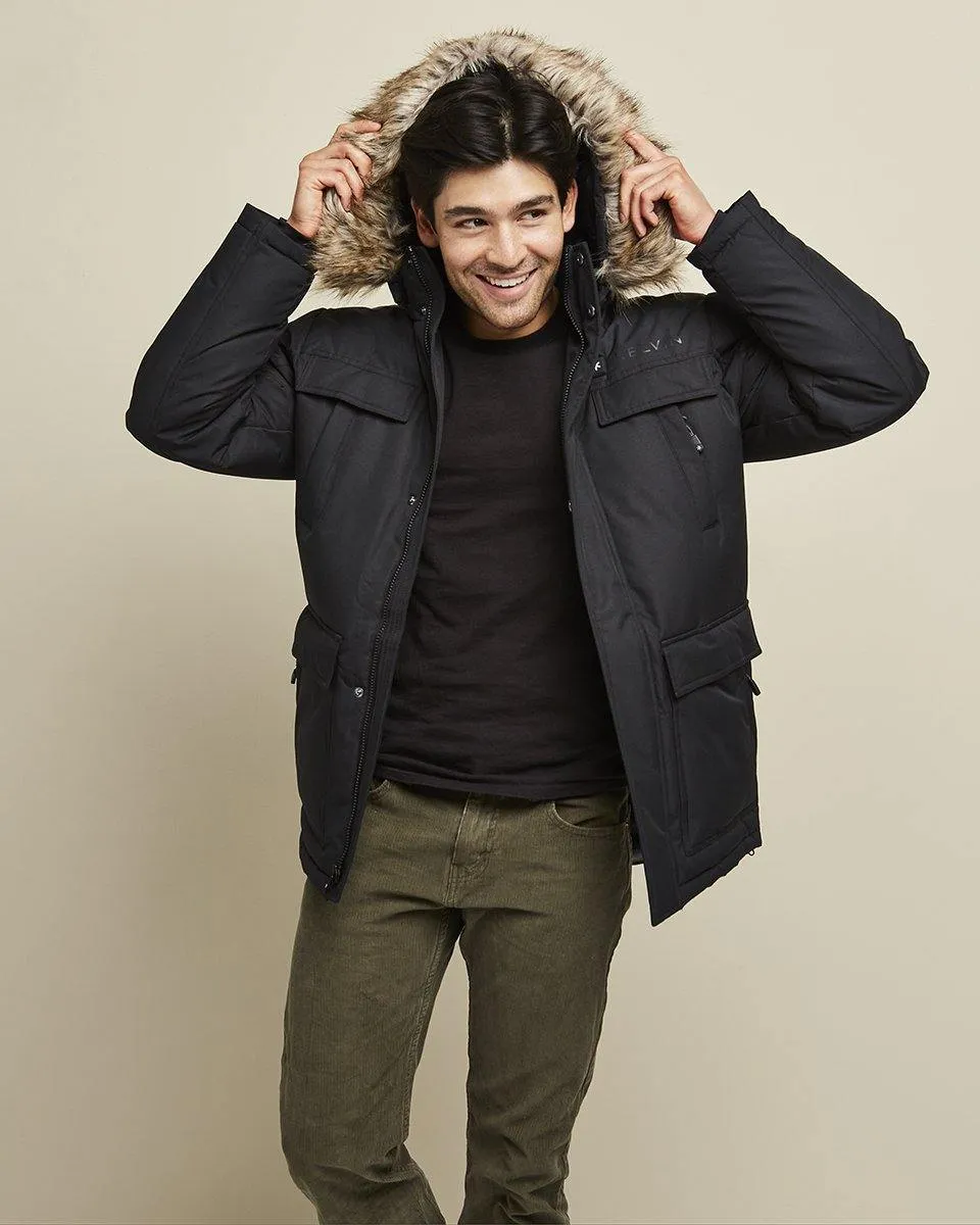 Howard Men’s Heated Parka Black