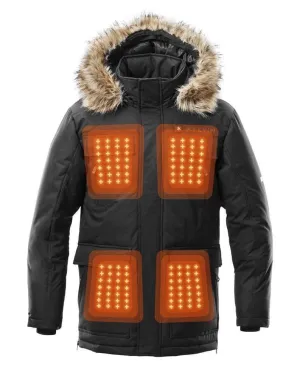 Howard Men’s Heated Parka Black