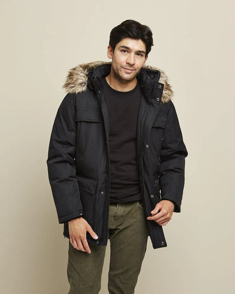 Howard Men’s Heated Parka Black