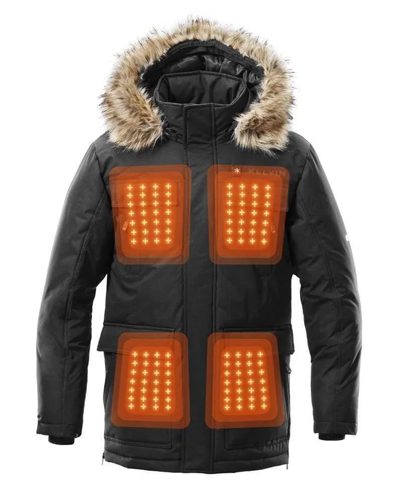Howard Men’s Heated Parka Black