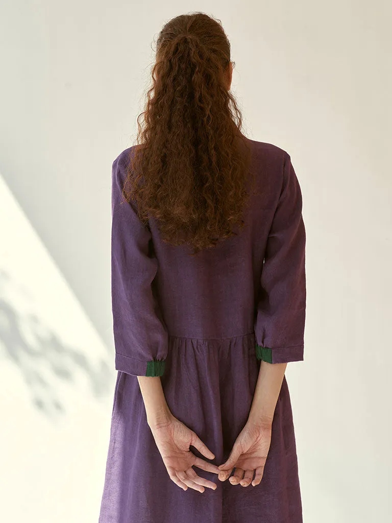 In The Moment Purple Dress