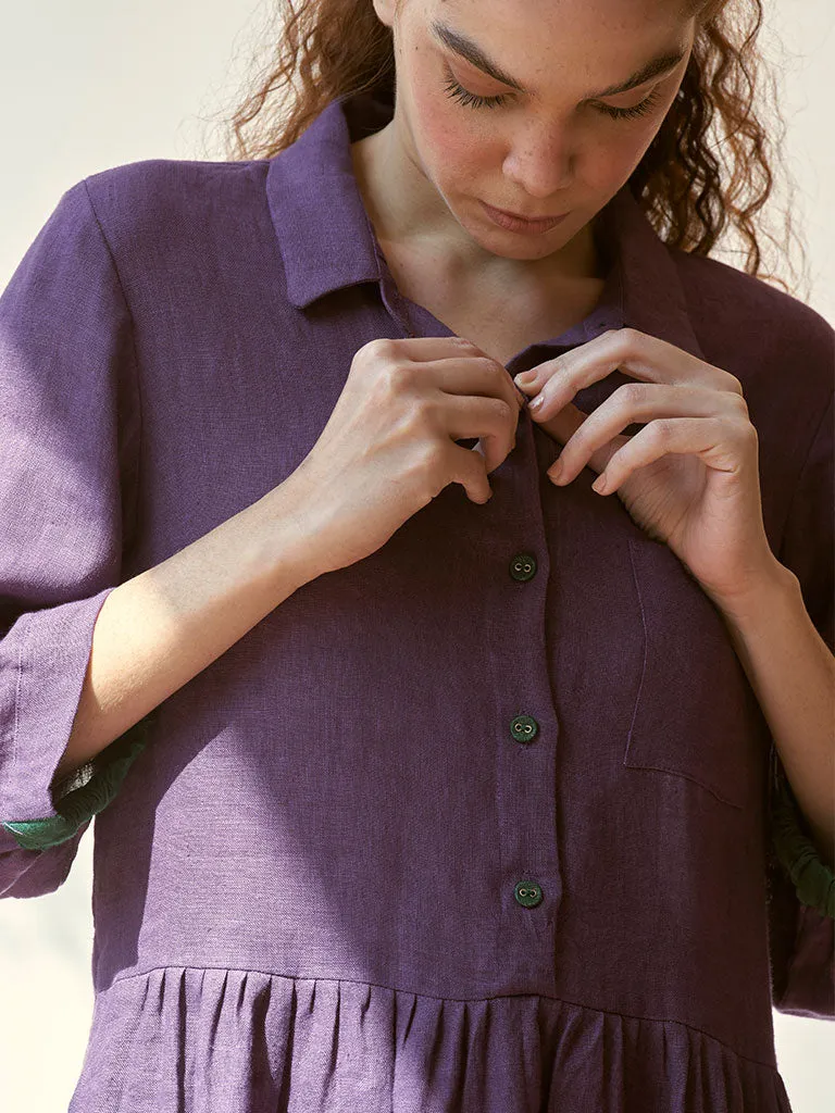 In The Moment Purple Dress