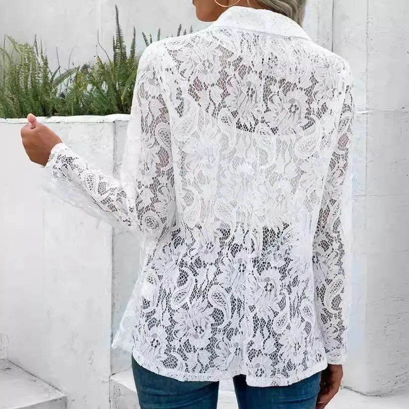Ivy | Elegant Lace Blazer