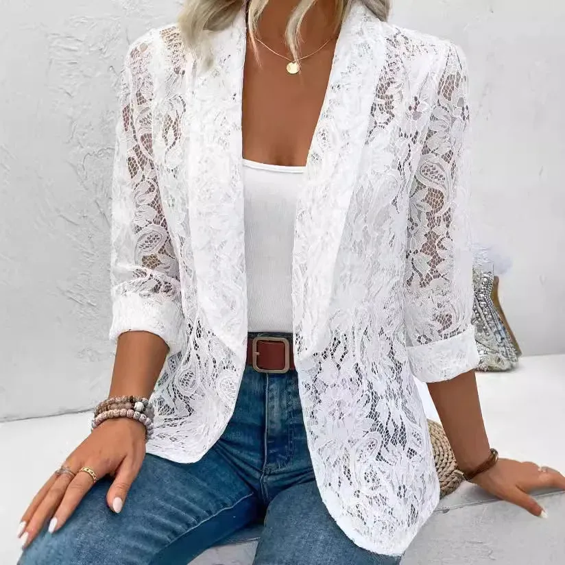 Ivy | Elegant Lace Blazer