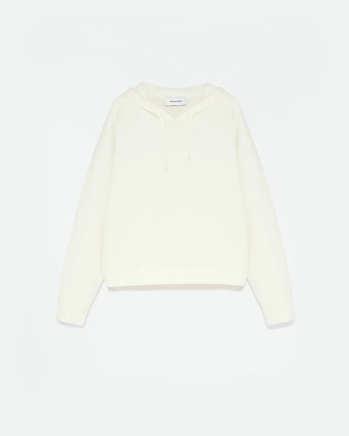 Knitted hoodie