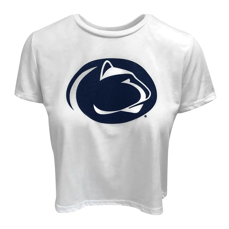 Ladies Penn State Flowy Cropped T-shirt