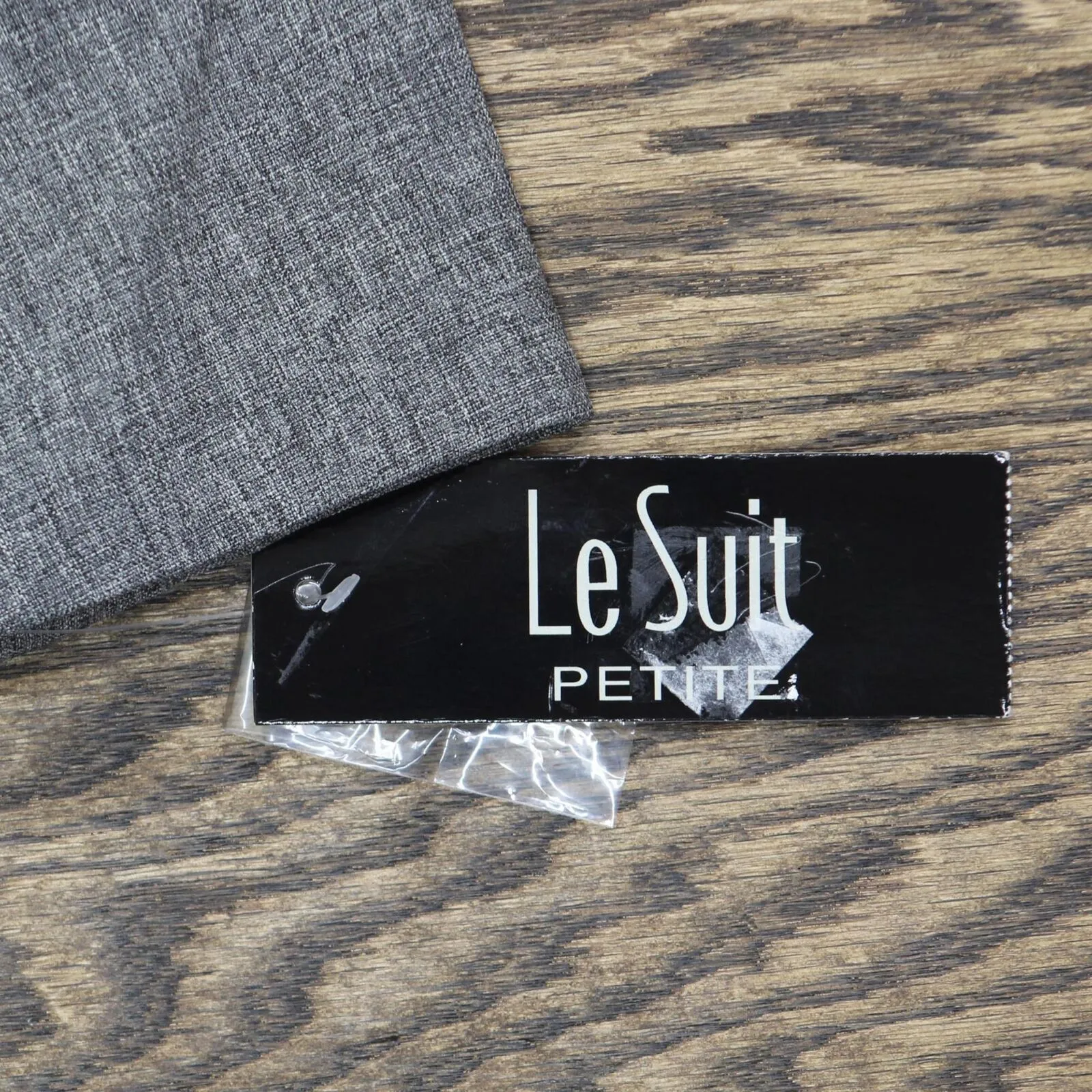Le Suit Womens Two-Button Blazer Suit Jacket 50040892 Gray Heather 8P