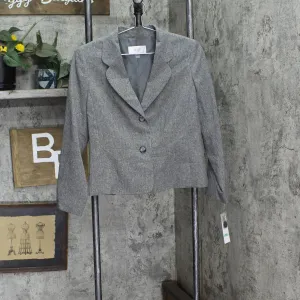 Le Suit Womens Two-Button Blazer Suit Jacket 50040892 Gray Heather 8P