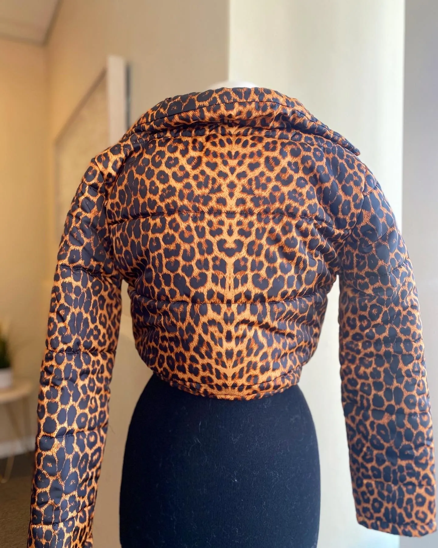 Leopard Puffer Jacket
