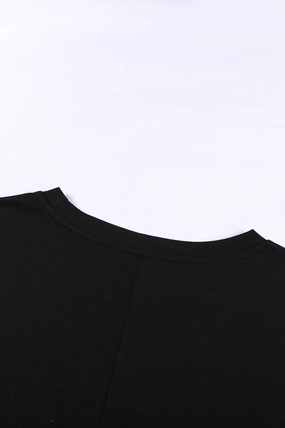 Leopard Triple Colorblock Splicing Short Sleeve Mini Dress with Pockets