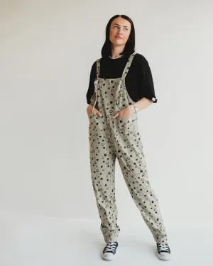 Lila Clip Clop Print Dungarees