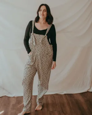 Lila Irregular Spot Dungarees