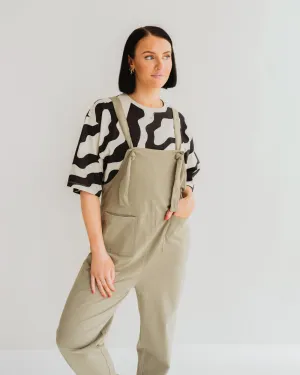 Lila Olive Dungarees