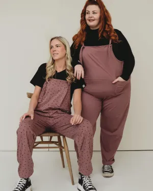 Lila Seedlings Print Dungarees