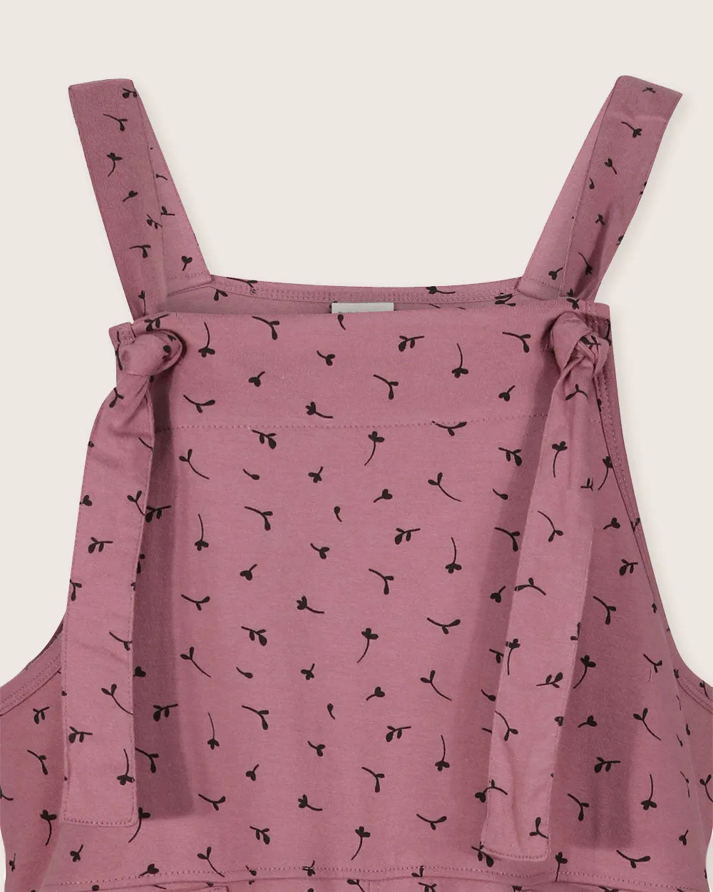 Lila Seedlings Print Dungarees