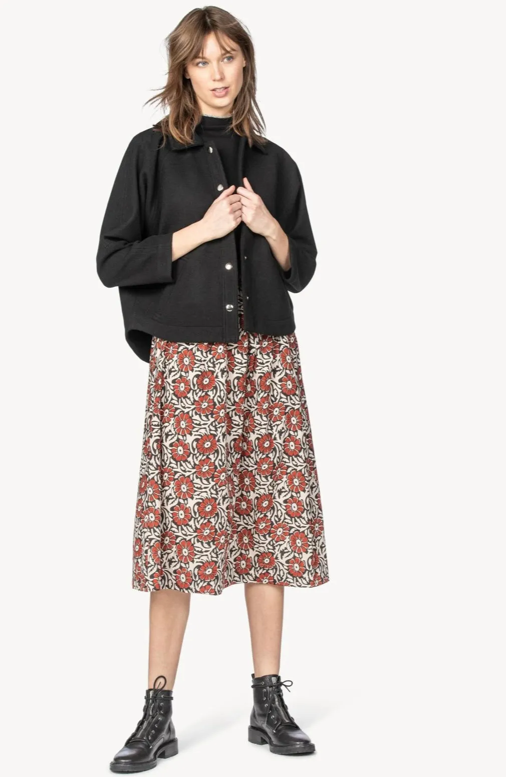 Lilla P Side Button Skirt