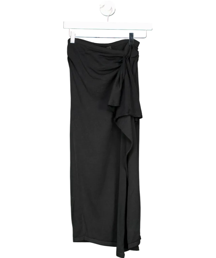 Lioness Black Banks Midi Skirt Onyx UK XS