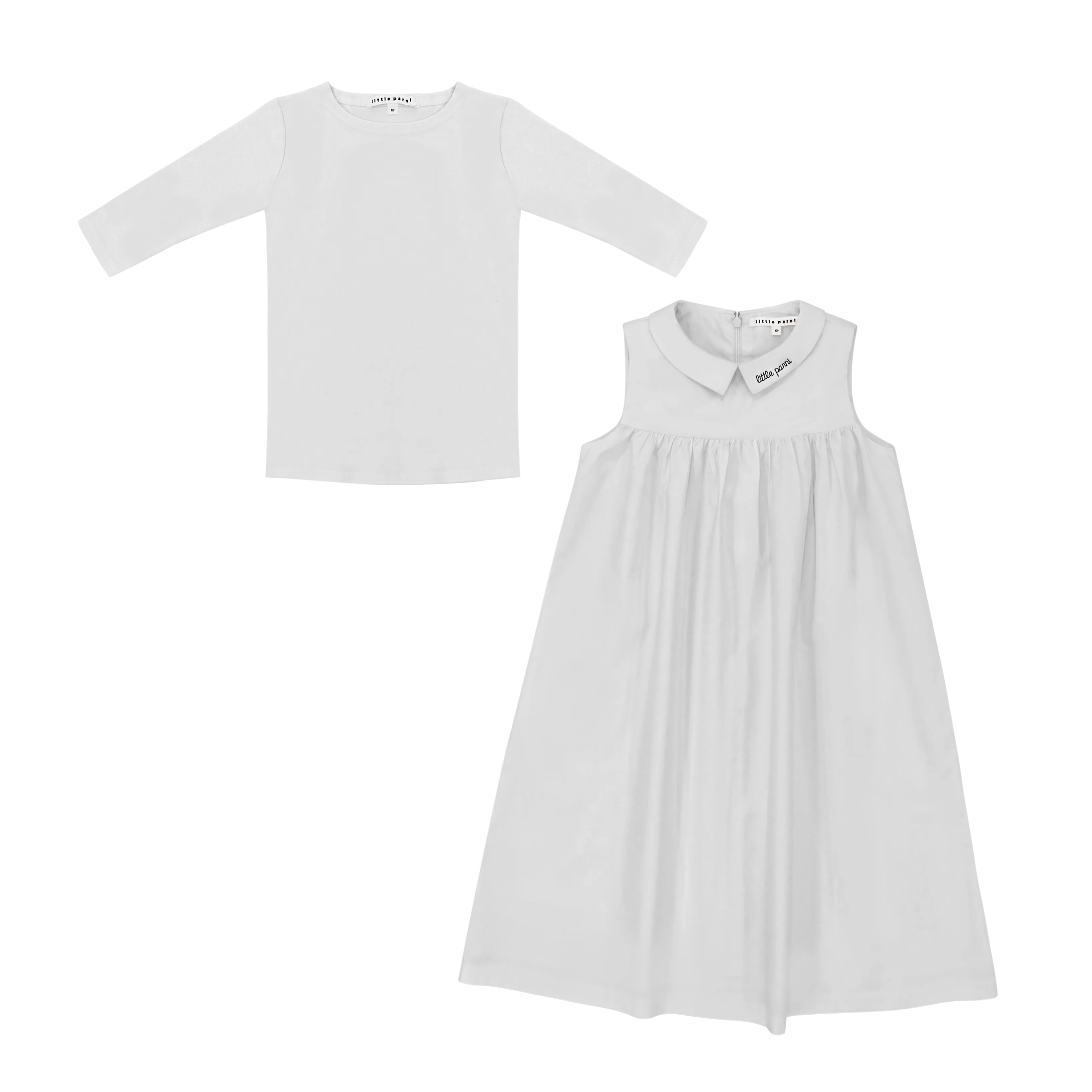 Logo collar jumper   t-shirt by Little Parni