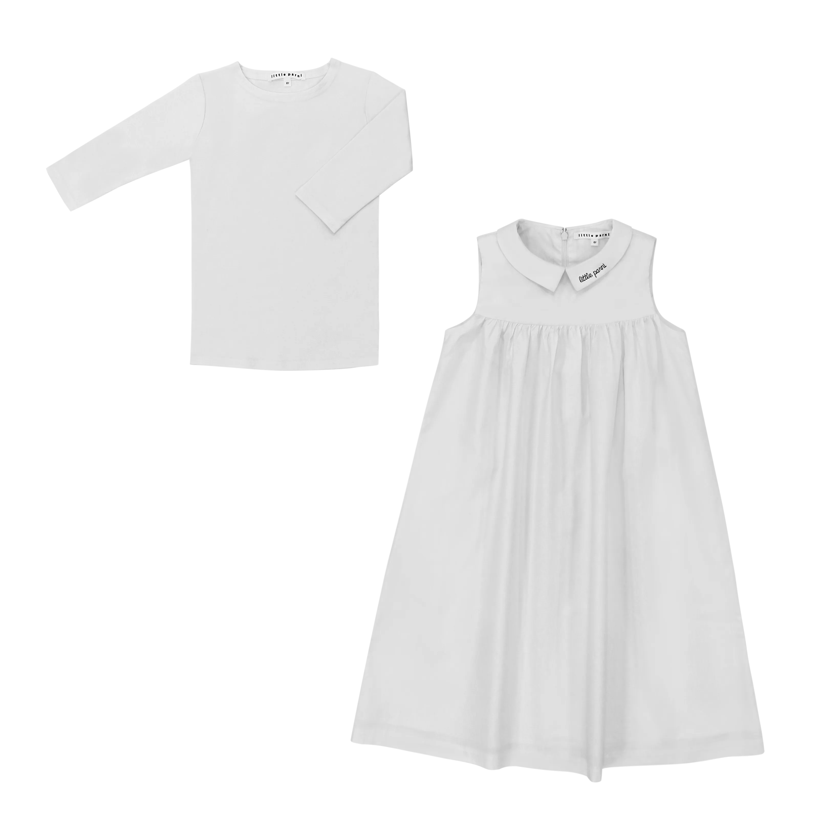 Logo collar jumper   t-shirt by Little Parni