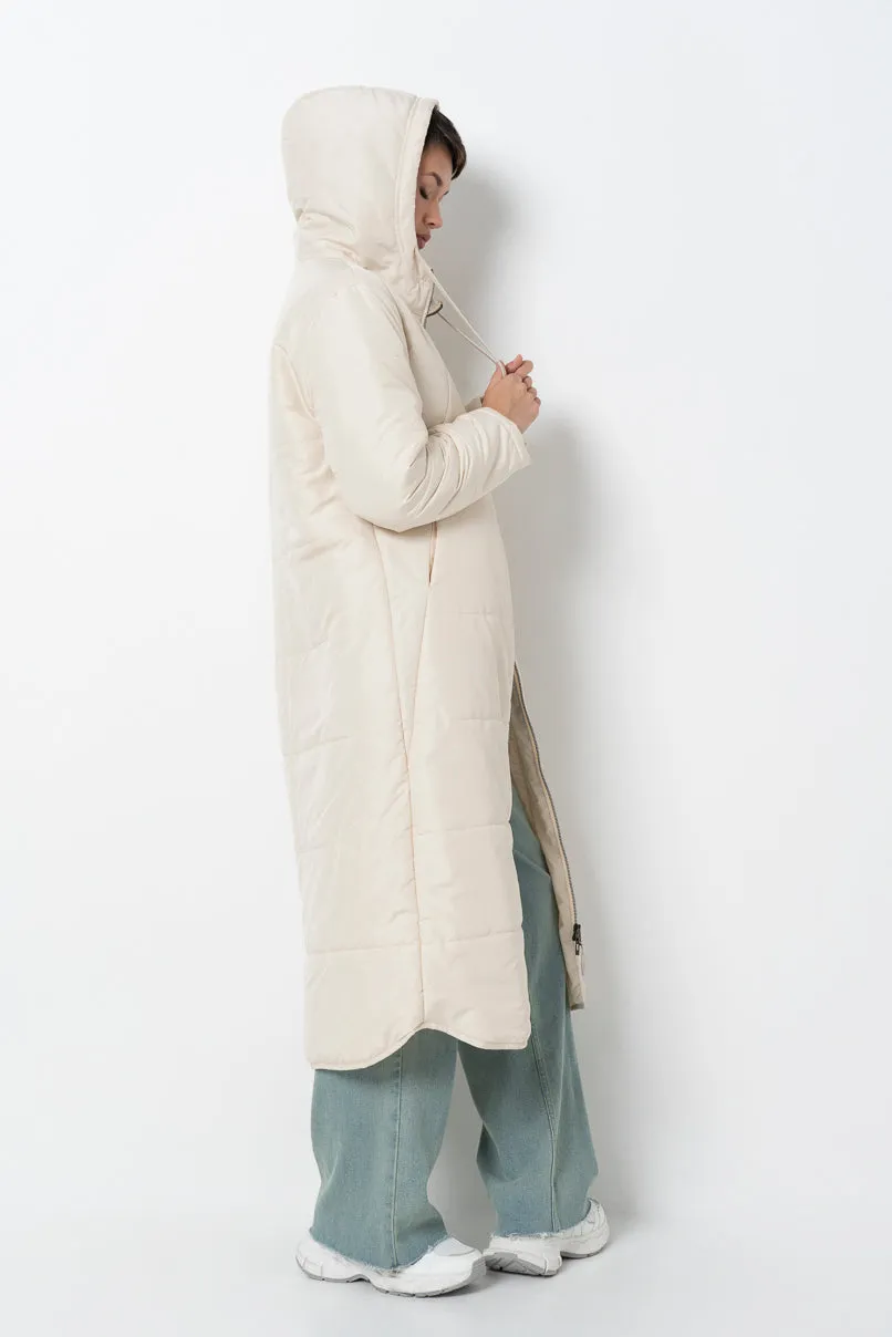 Long Puffer Jacket _ 157795 _ Milk
