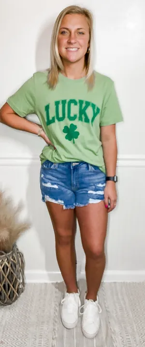 Lucky Green Retro Tee