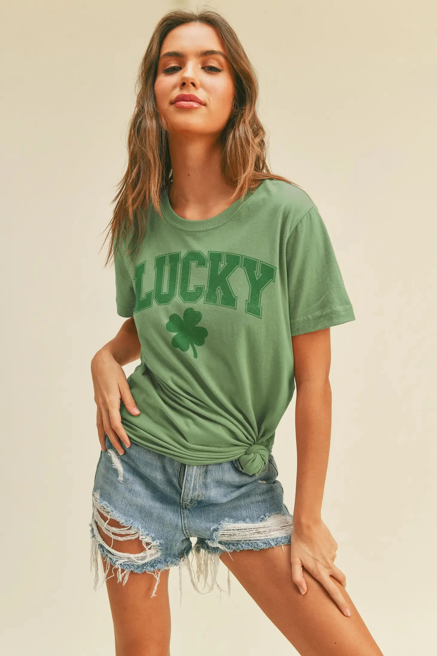 Lucky Green Retro Tee