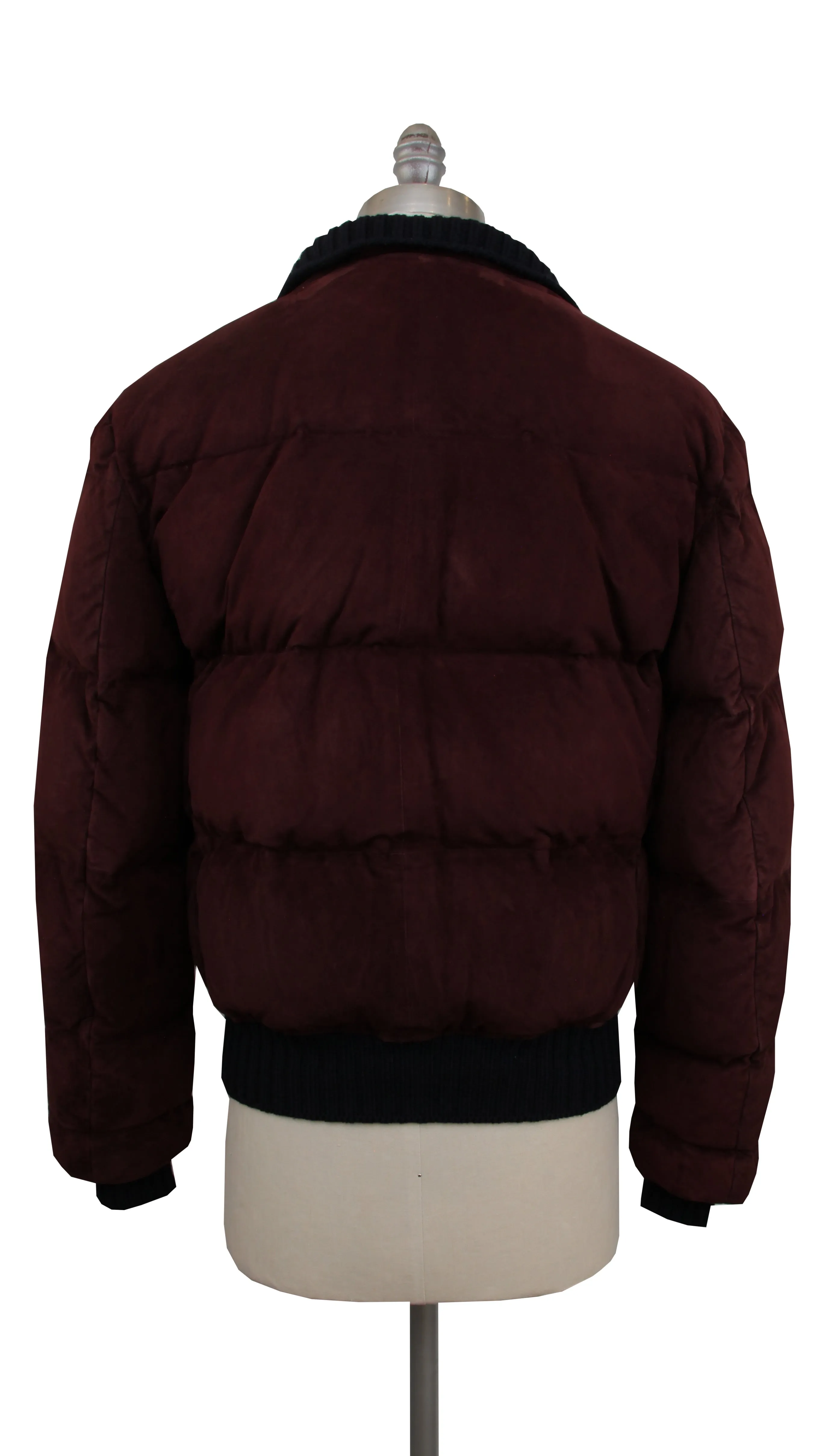 Mandelli Burgundy Red Puffer Jacket