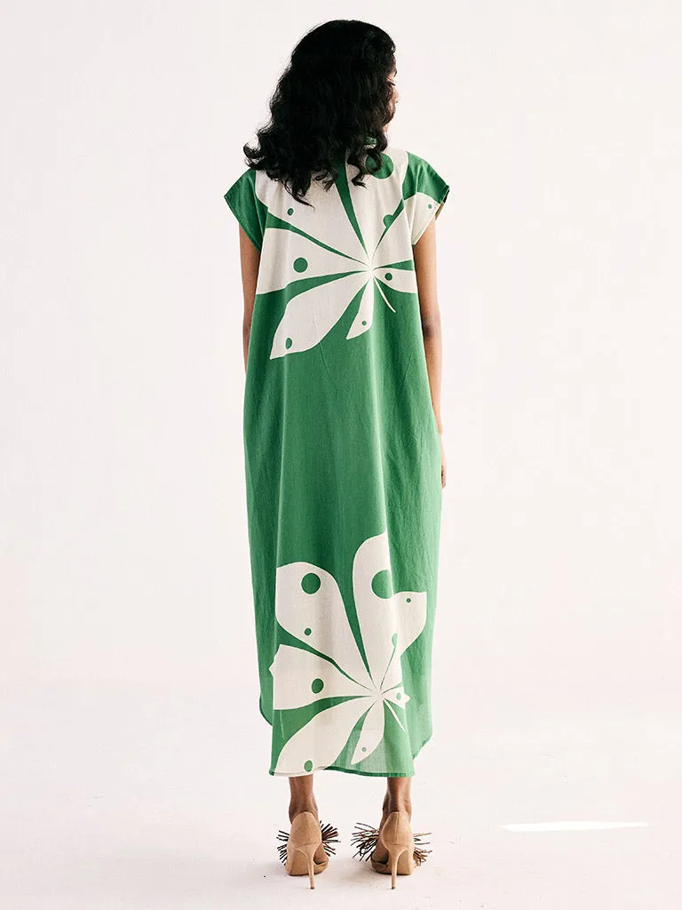 Maple Leaf Shirt Dress