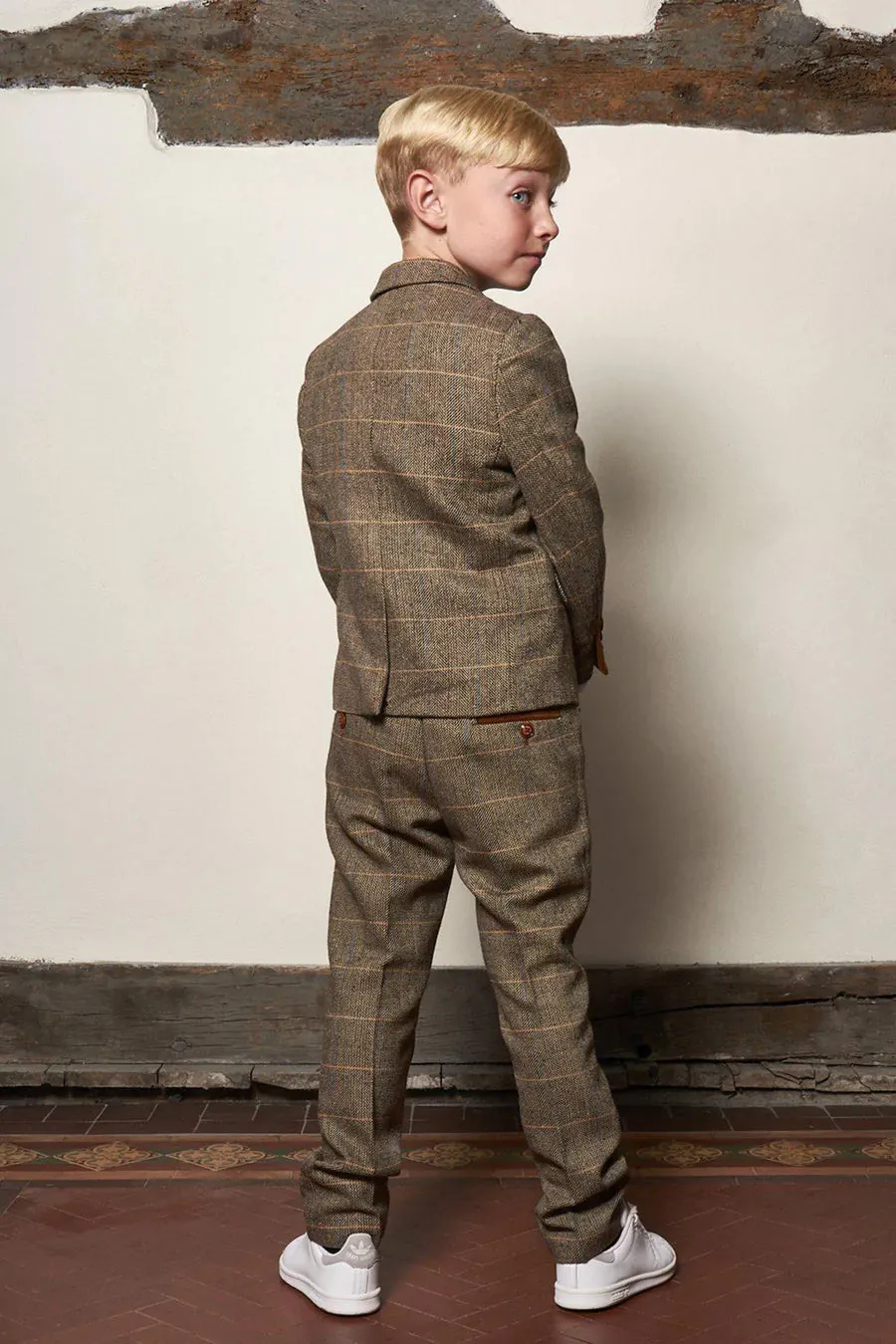 Marc Darcy Dx7 3-Piece Suit Tan (Age 9-14)