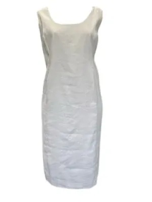 Marina Rinaldi Women's Beige Dovizia Zipper Closure Shift Dress Size 22W/31 NWT