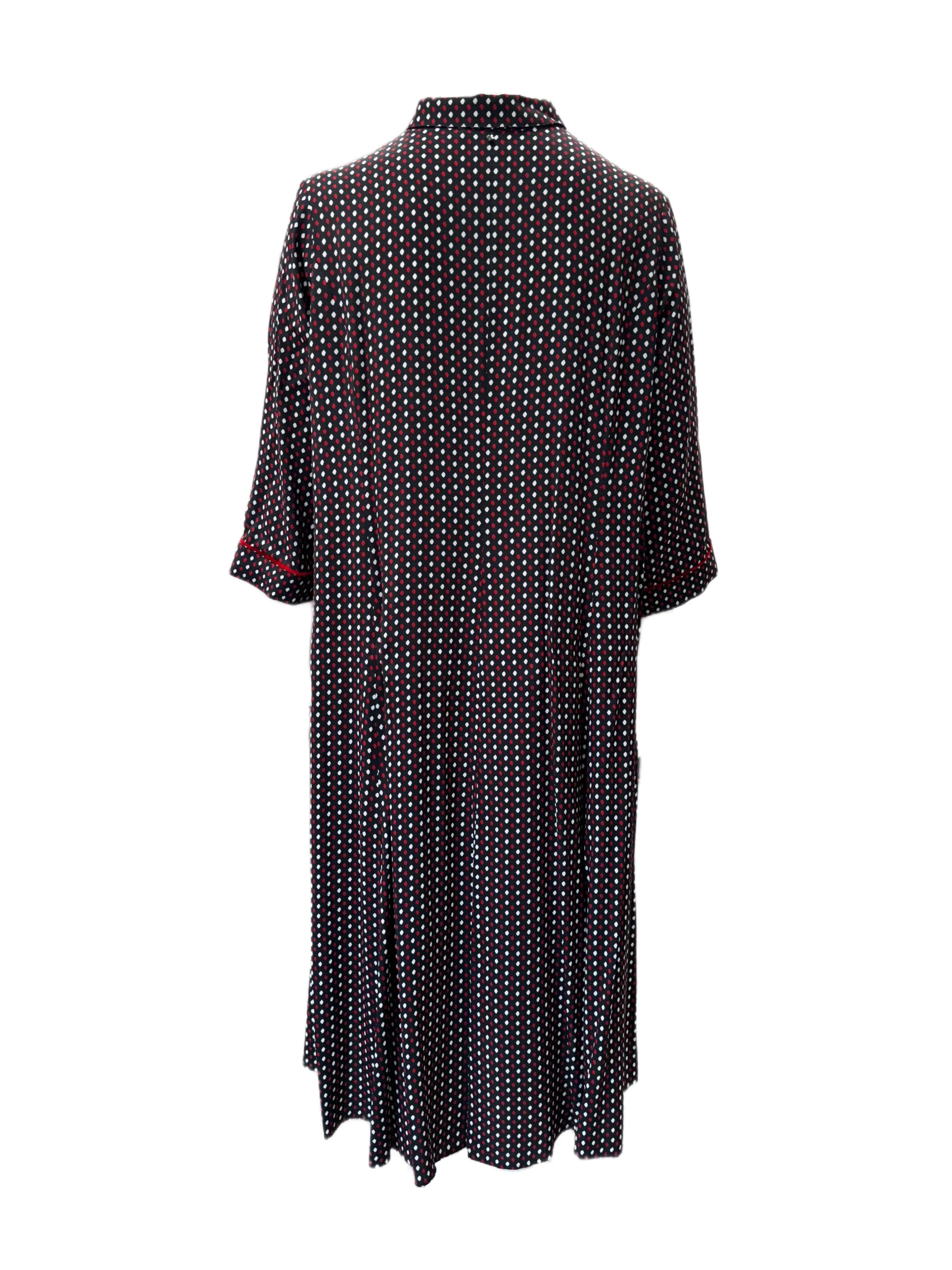 Marina Rinaldi Women's Black Damiere Shift Dress NWT