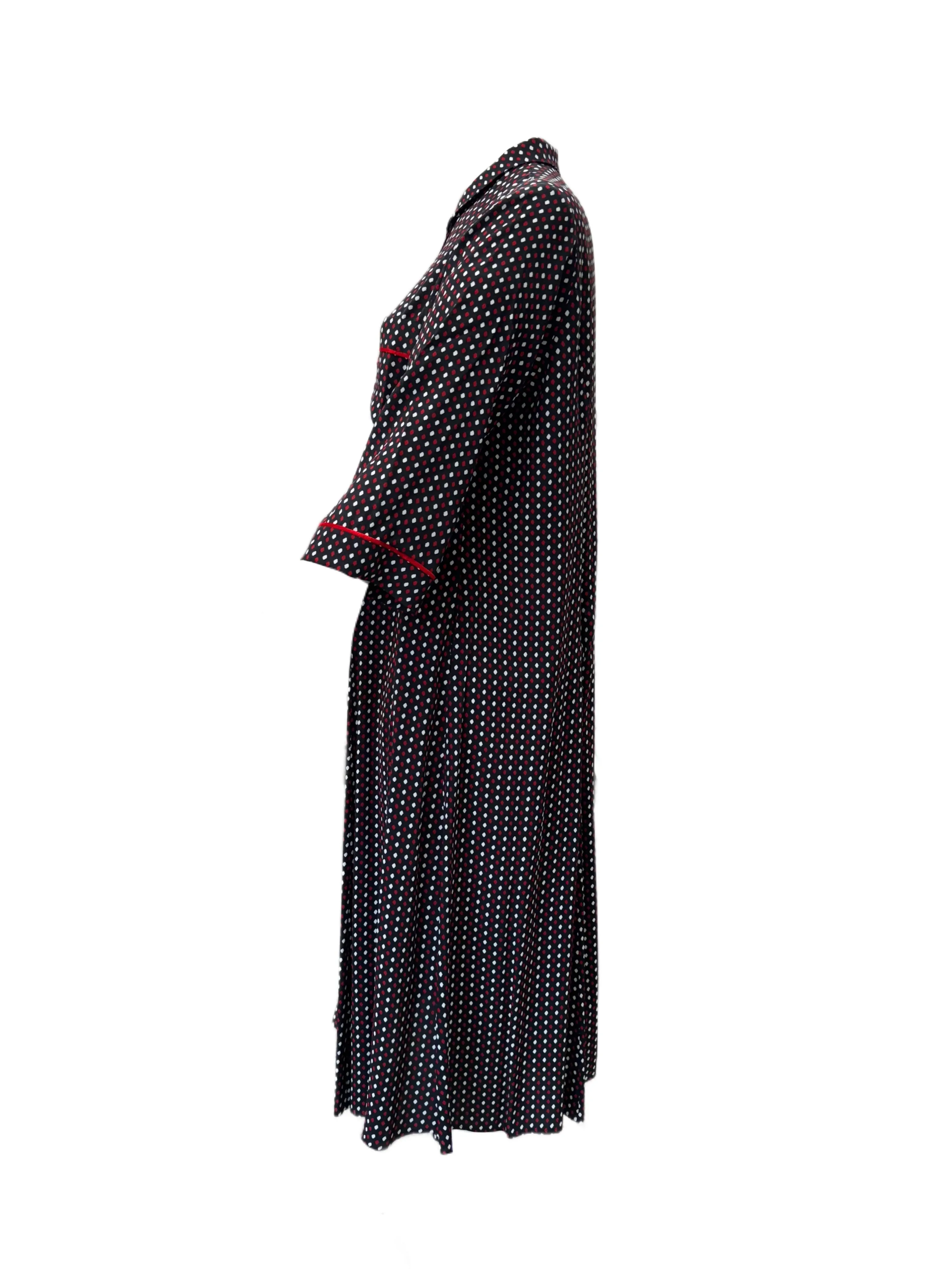Marina Rinaldi Women's Black Damiere Shift Dress NWT