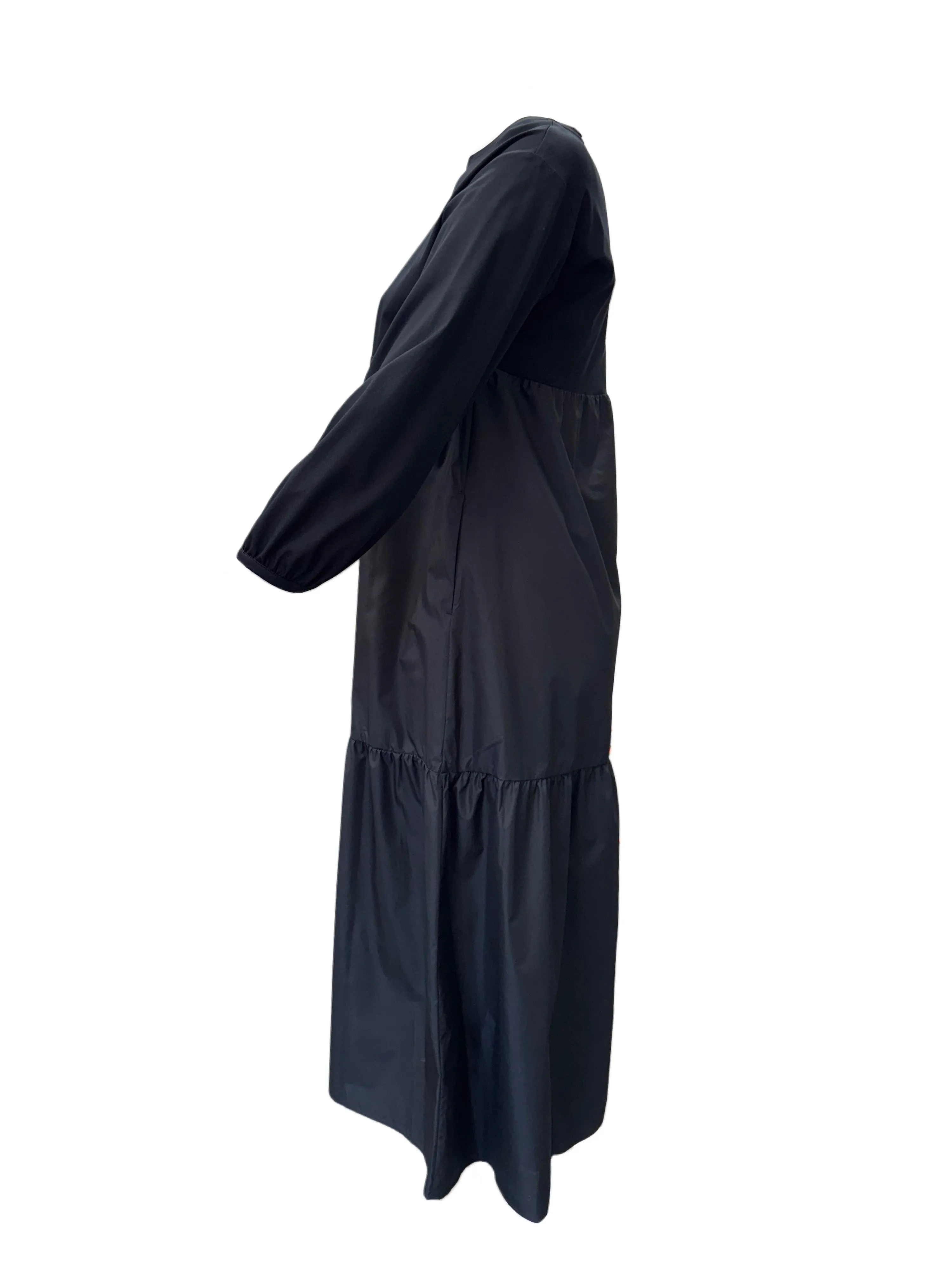 Marina Rinaldi Women's Black Decimale Shift Dress NWT