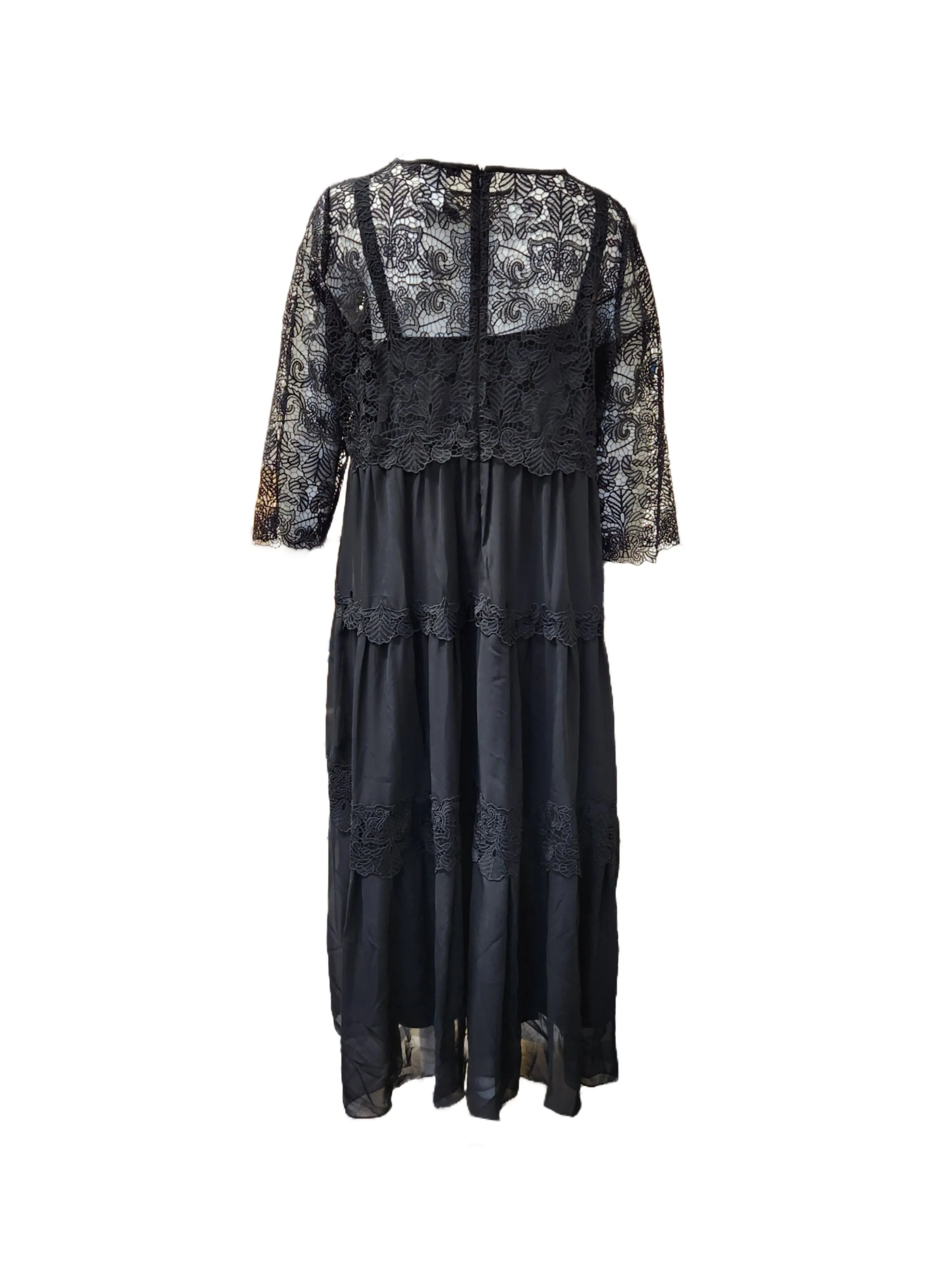 Marina Rinaldi Women's Black Divinas Shift Dress Size 20W/29 NWT