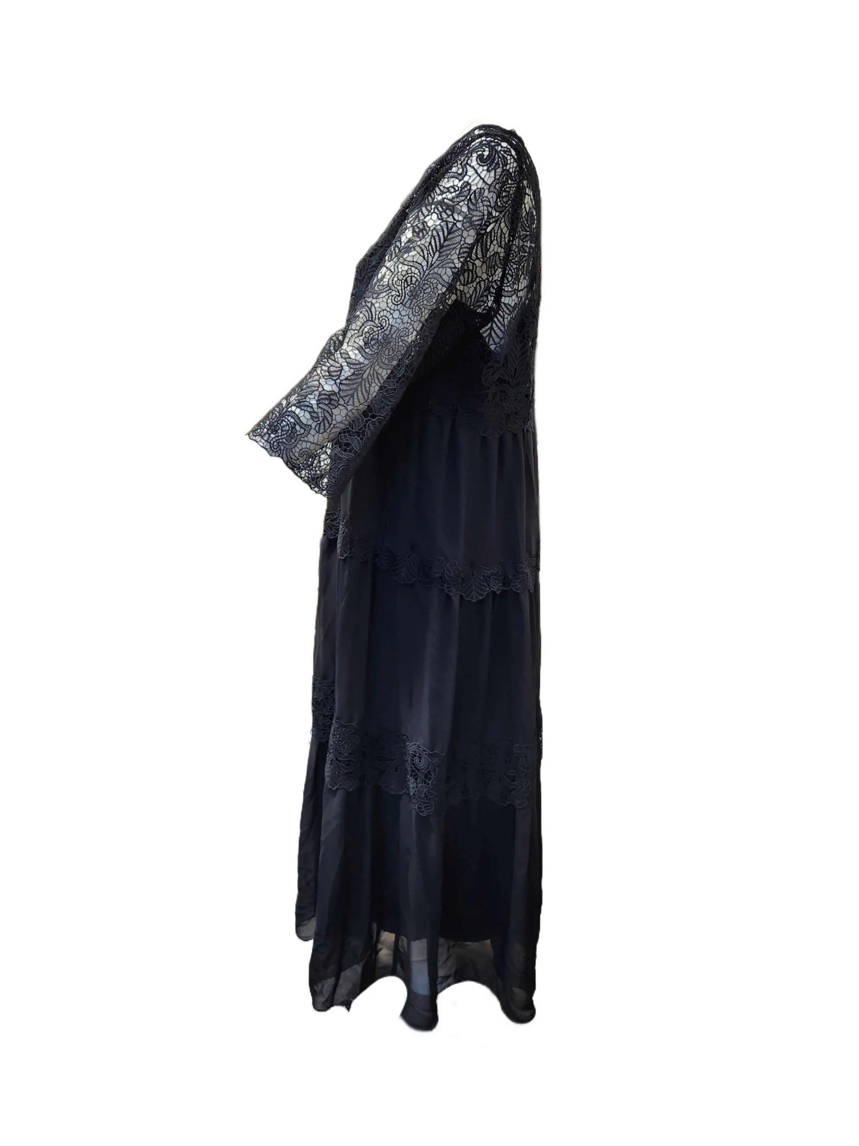 Marina Rinaldi Women's Black Divinas Shift Dress Size 20W/29 NWT