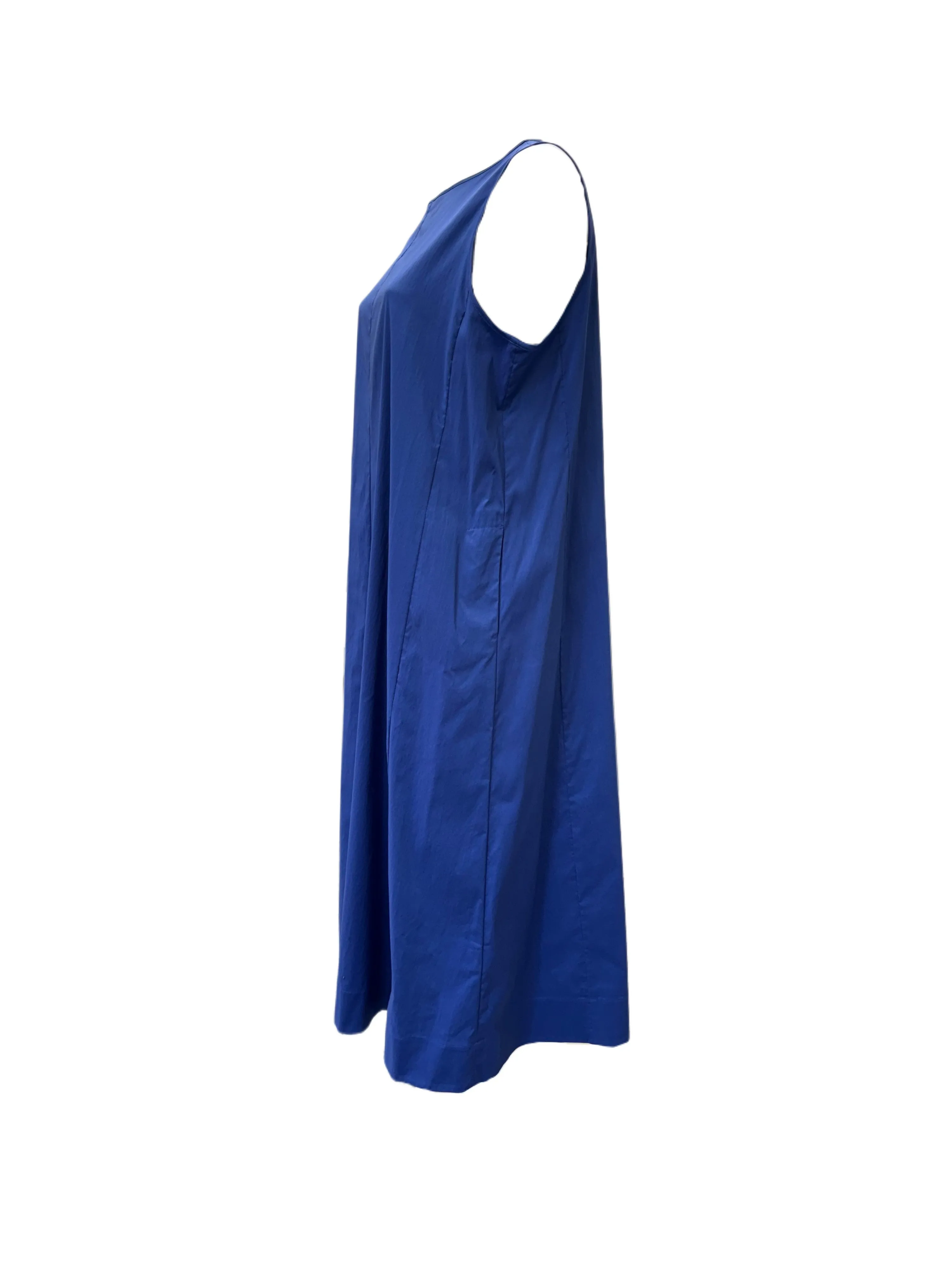 Marina Rinaldi Women's Blue Dicitura Shift Dress NWT