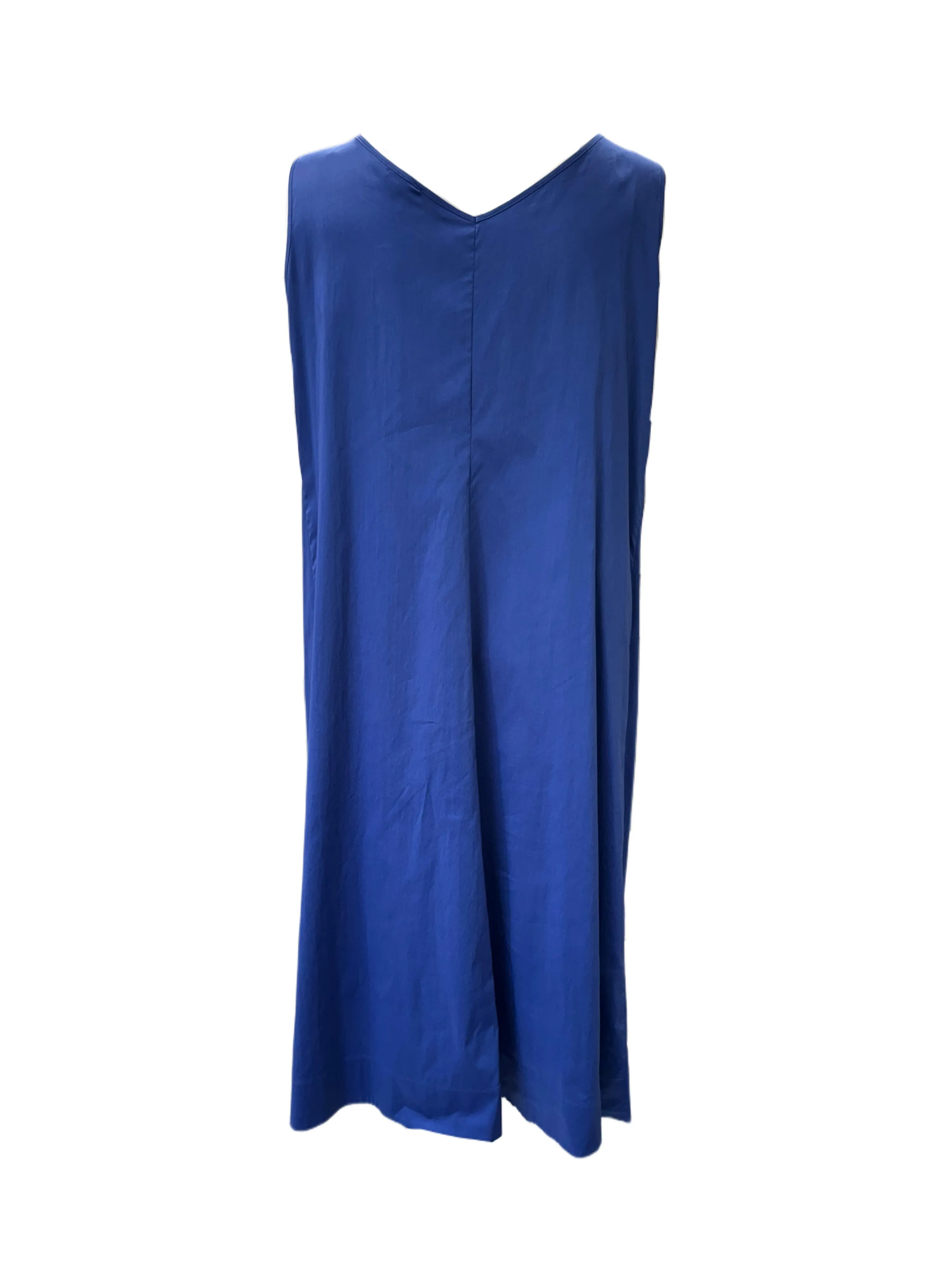 Marina Rinaldi Women's Blue Dicitura Shift Dress NWT