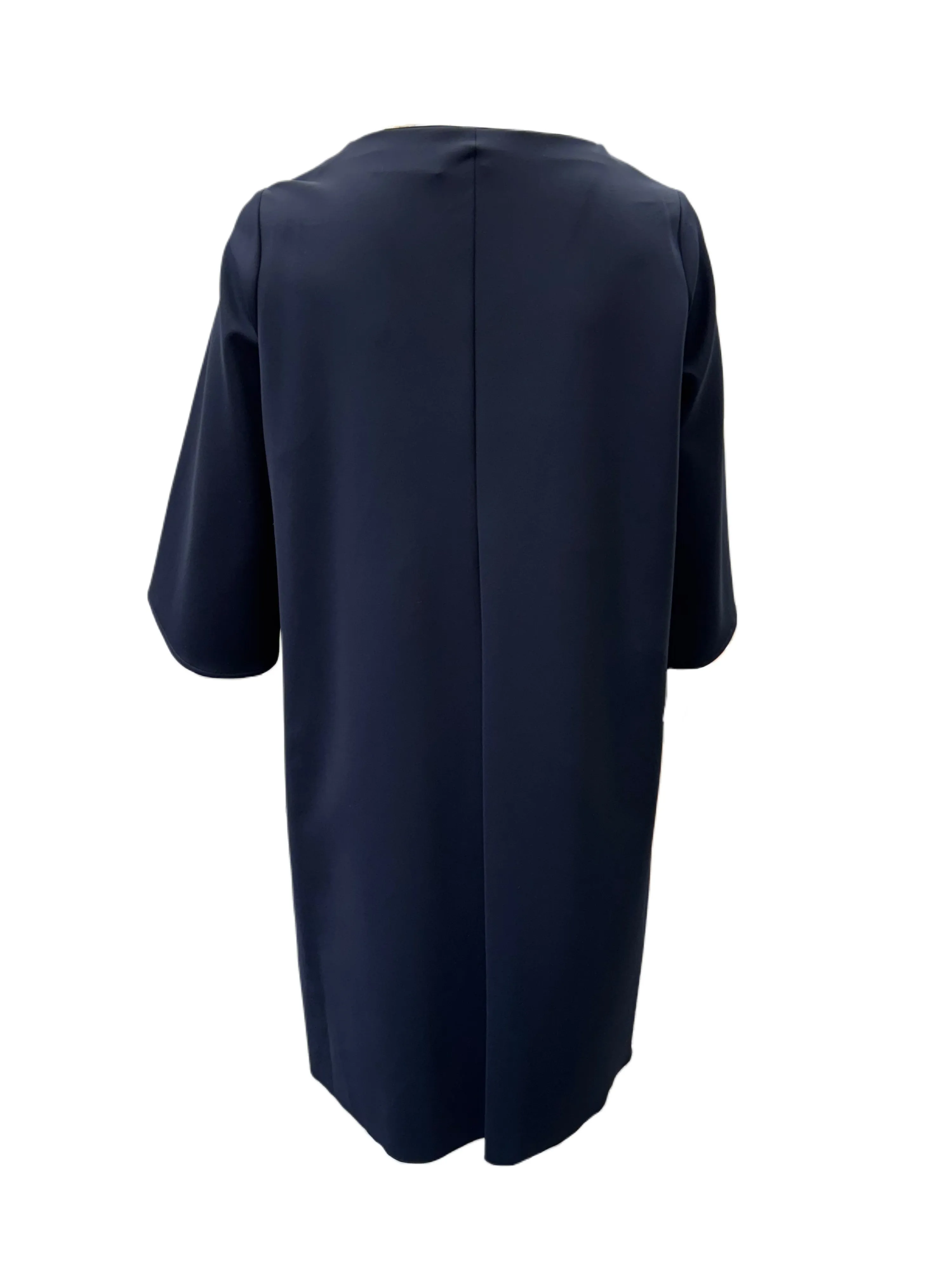 Marina Rinaldi Women's Blue Oculato Shift Dress NWT
