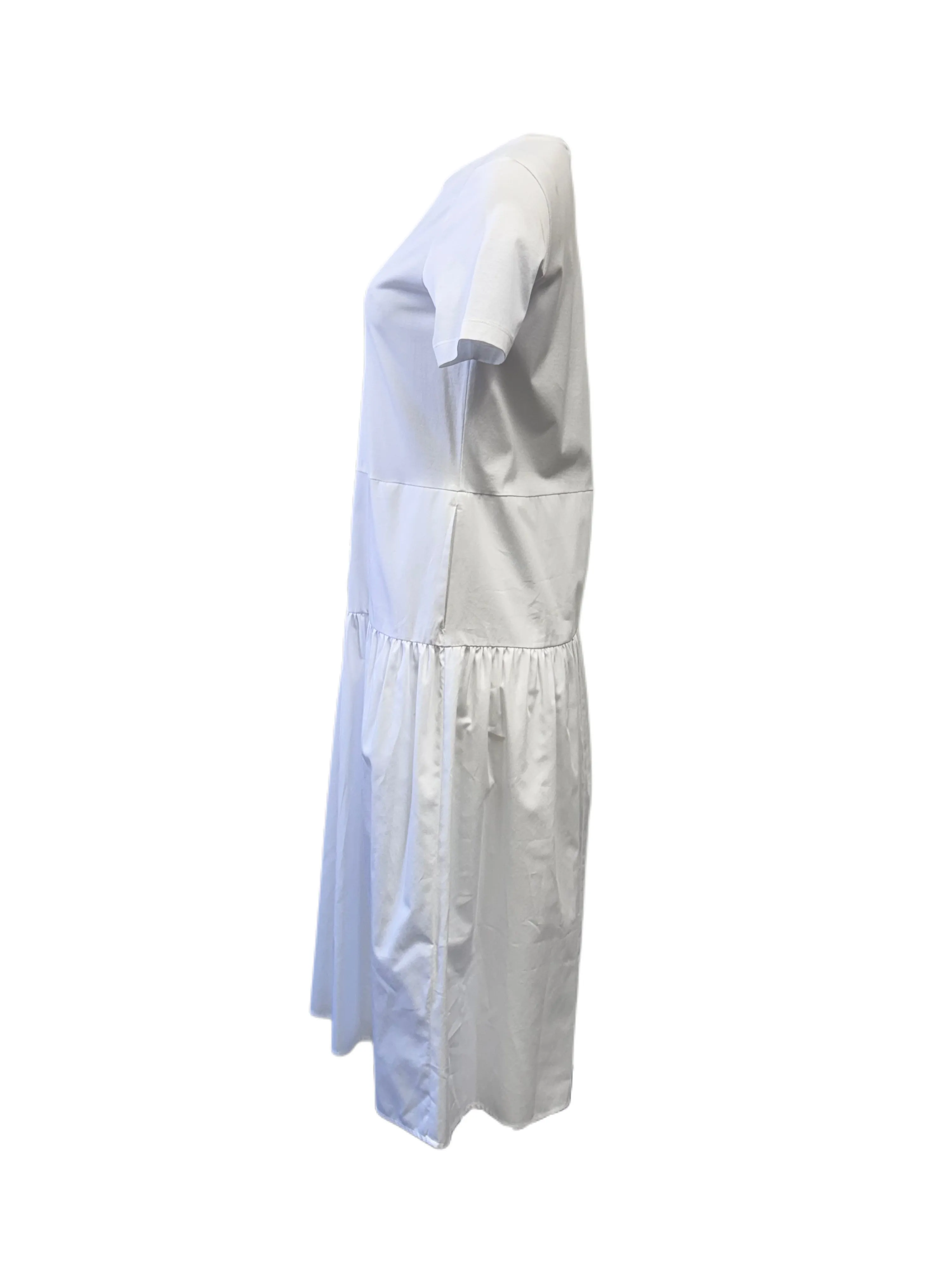 Max Mara Women's White Santos Pullover Shift Dress NWT